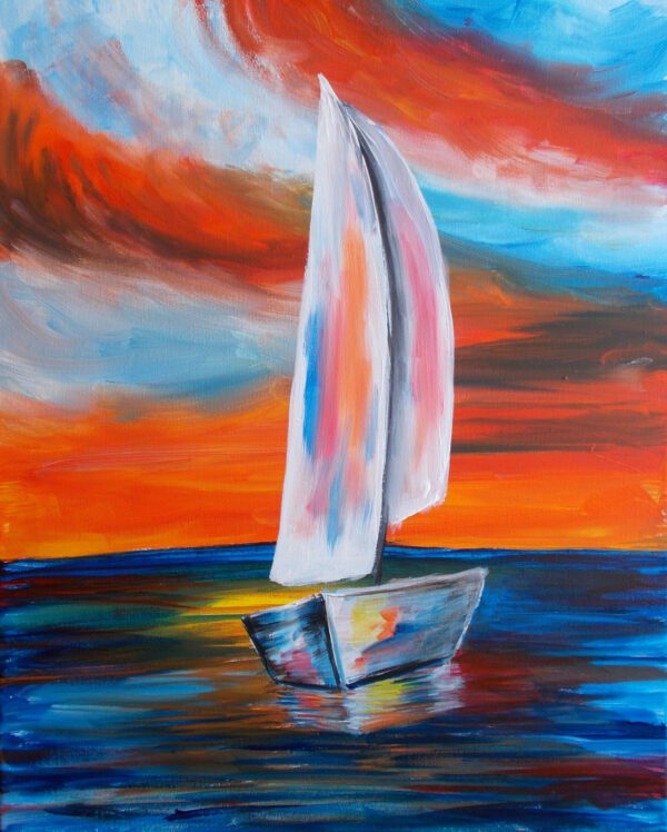 a sailboat on the water