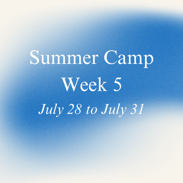 <h4>July 28 - 31</h4><h1> Summer Camp Week 5</h1>