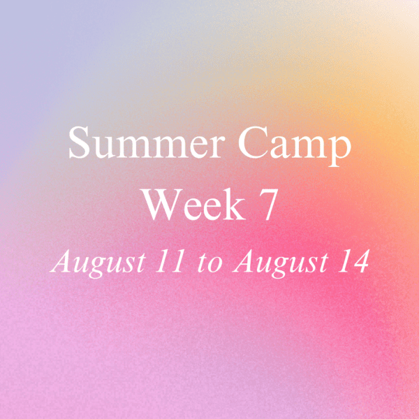 <h4>August 11 - 14</h4><h1> Summer Camp Week 7</h1>