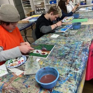 <h1> Summer Teen Art </h1><h2> Wednesdays, 6:00- 8:00 pm</h2><h3> Ages 11- 15</h3>